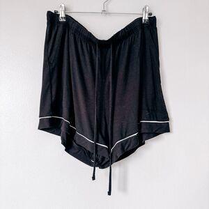 Auden Black Cloud Knit Soft Sleep Short Size XXL